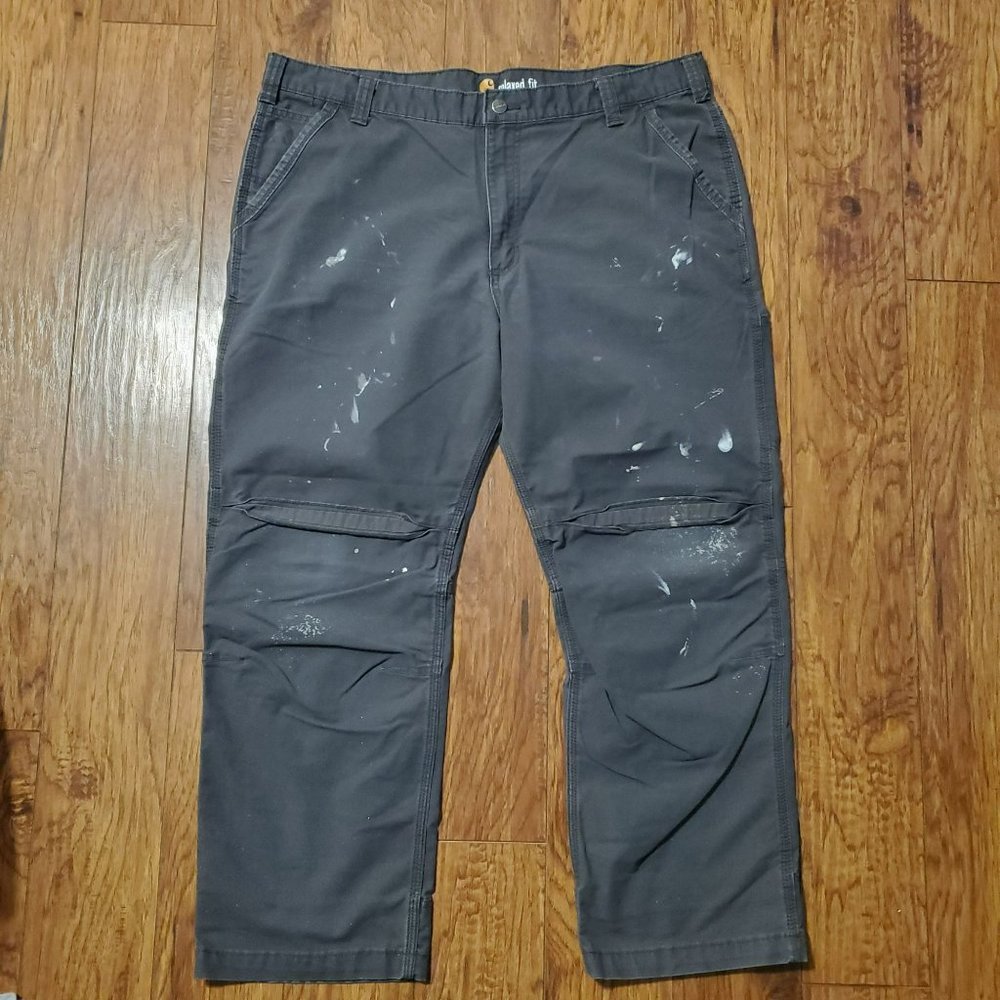 Carhartt Relaxed Fit Gray Utility Work Pants Men's 42